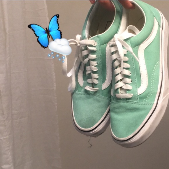 🌨 teal vans 🌨 - Picture 1 of 4